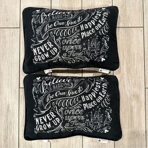Disney Parks Reversible Black and White Pillows - Set of 2